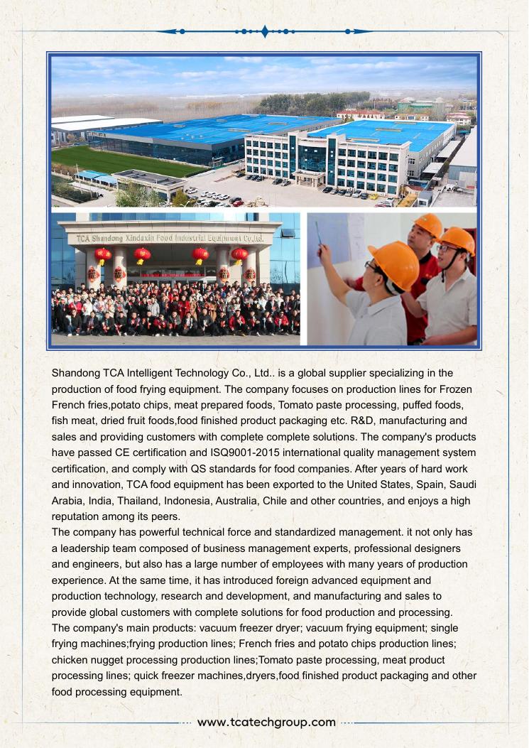 Food machinery factory